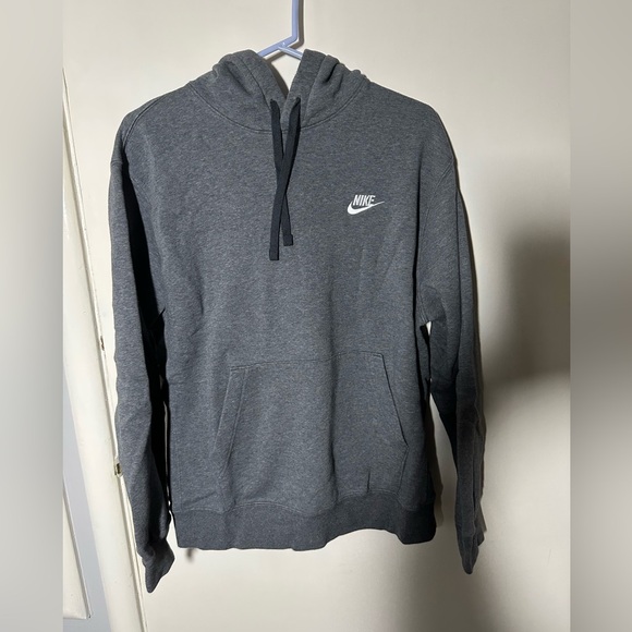 Nike Men's Charcoal Hoodie - Picture 3 of 6